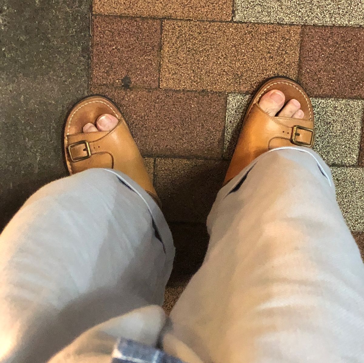 雨降ってたから最近履けてなかった