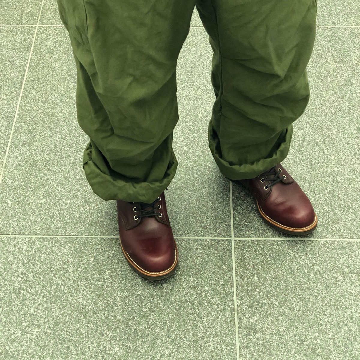 今日はDapper'sのClassical Railroader Coverall Jacket着てきた