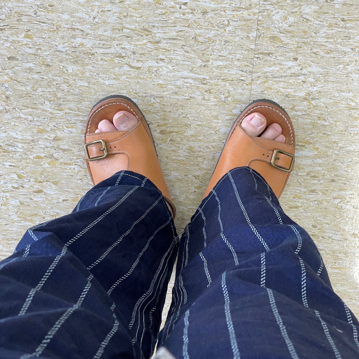 疲れて