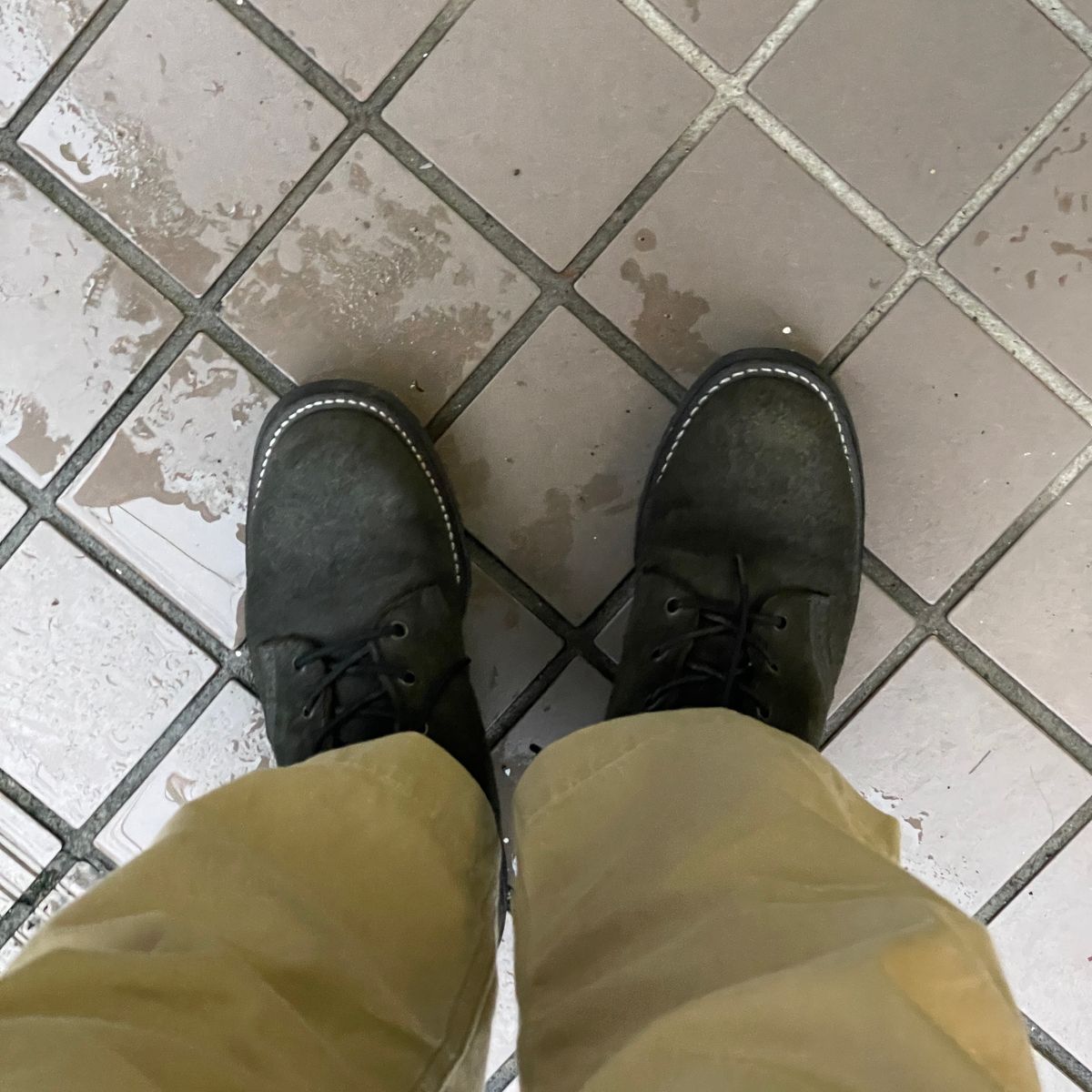小雨になってた