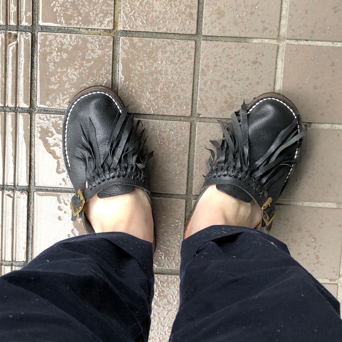 雪が降ってた