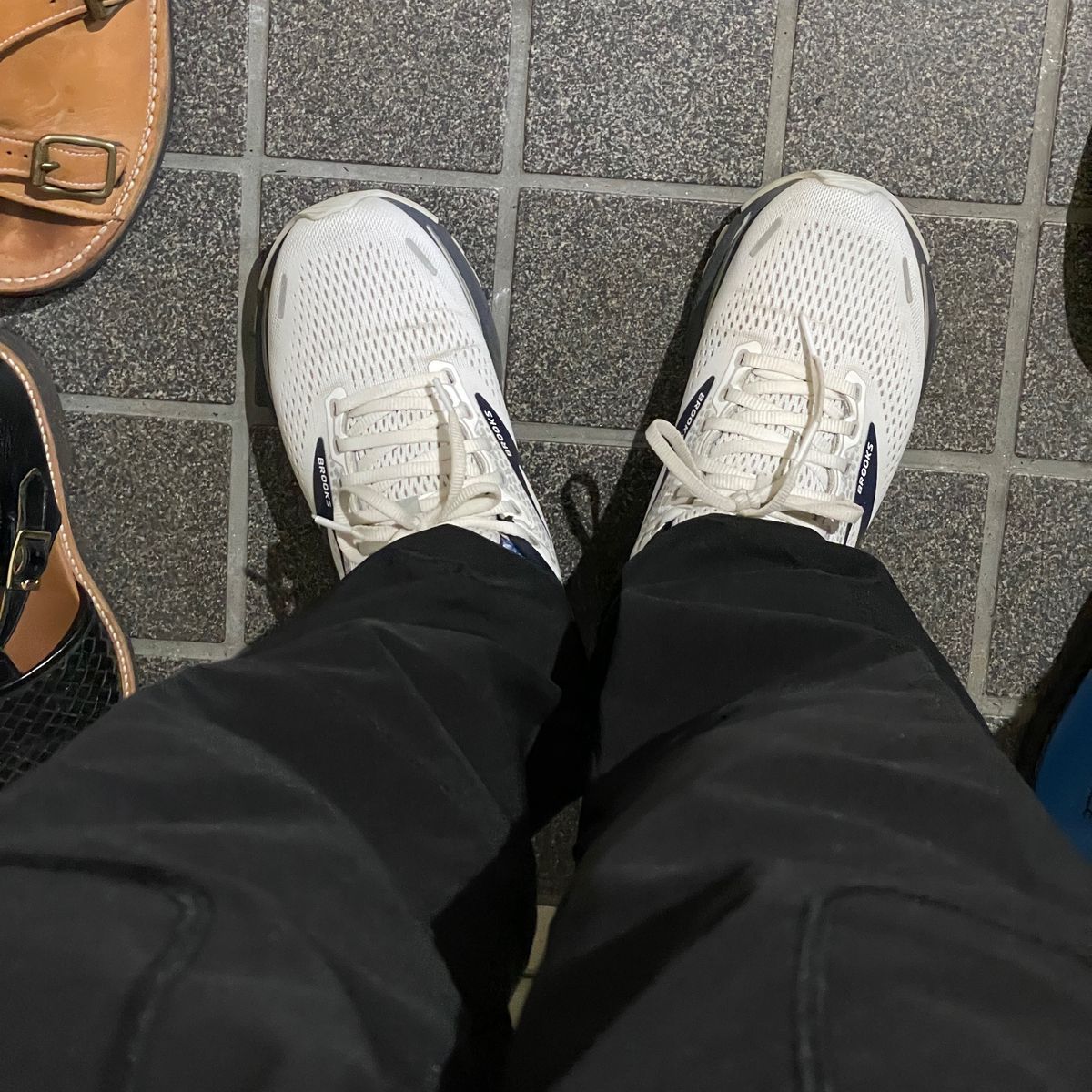 走ってた