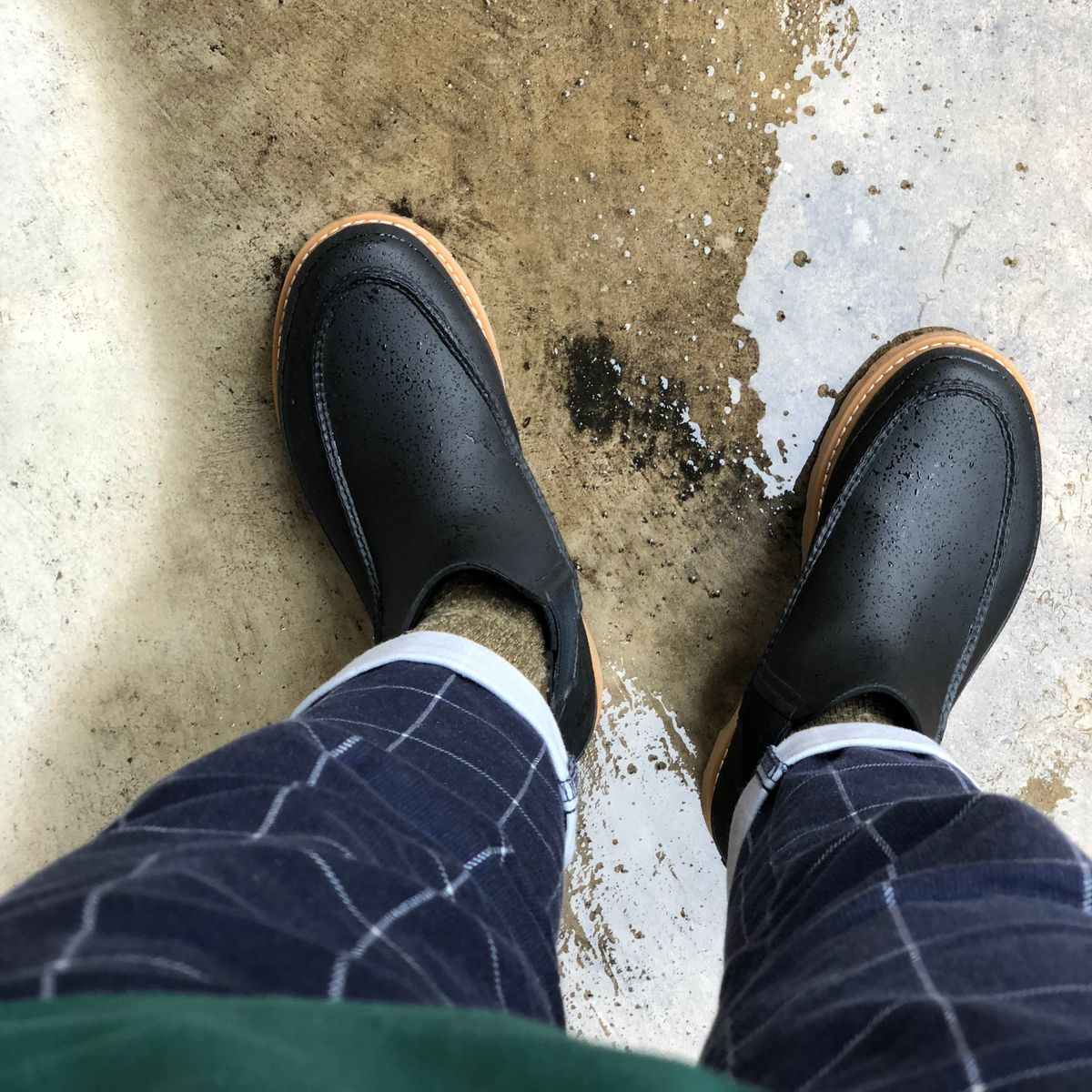 ひさしぶりに履いた
