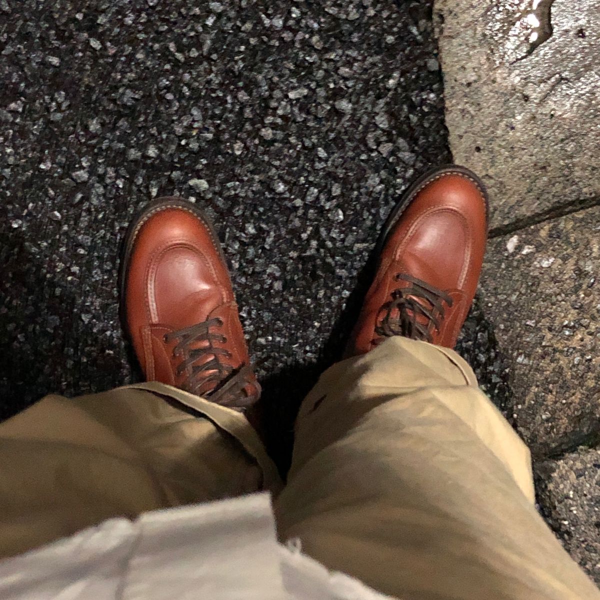 雨降ってたん？