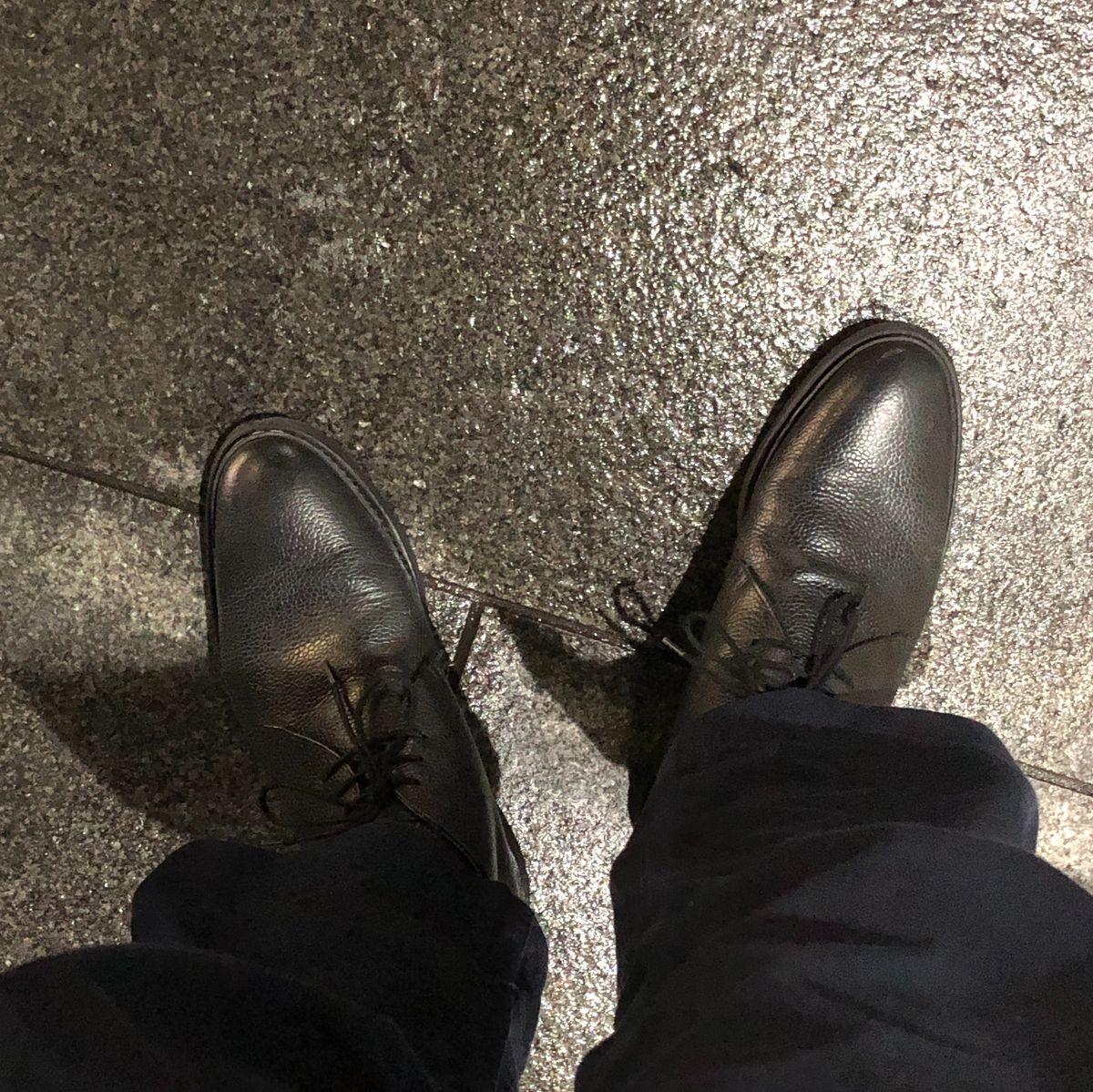 雨止んでた