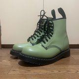 SOLOVAIR Light Green 8 Eye Derby Boot