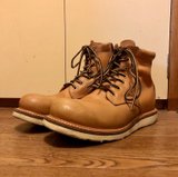 SLOW WEAR LION OB-8593GT 栃木レザープレーンミッドブーツ