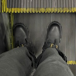 ブーツの受け取り