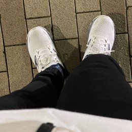 走り終わった