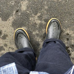 めっちゃ雨降っている