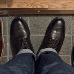 厚手の靴下じゃない方がいいな