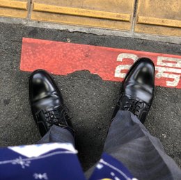 途中で雨降って来た